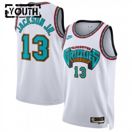 Maillot Enfant Memphis Grizzlies Jaren Jackson JR 2024-25 Nike Classic Edition Blanc Swingman